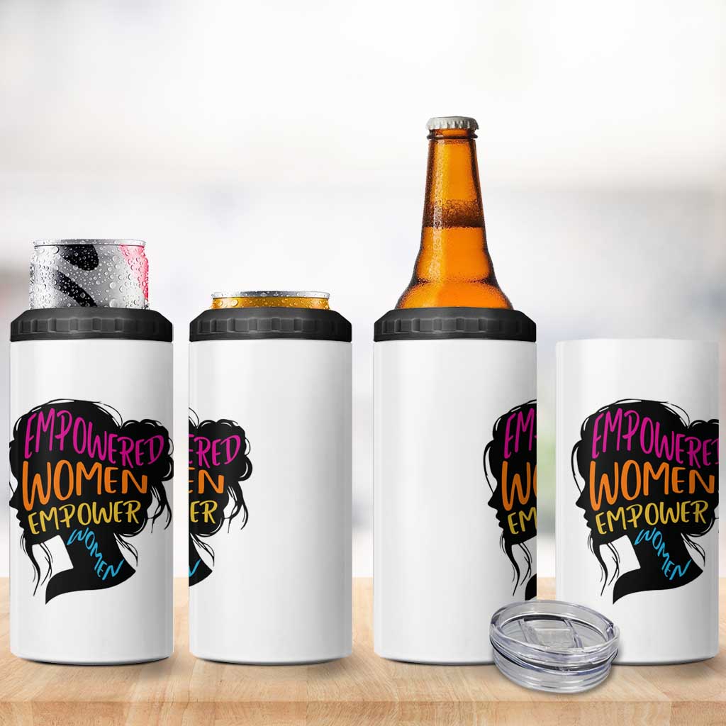 Empowered Women Empower Women 4 in 1 Can Cooler Tumbler