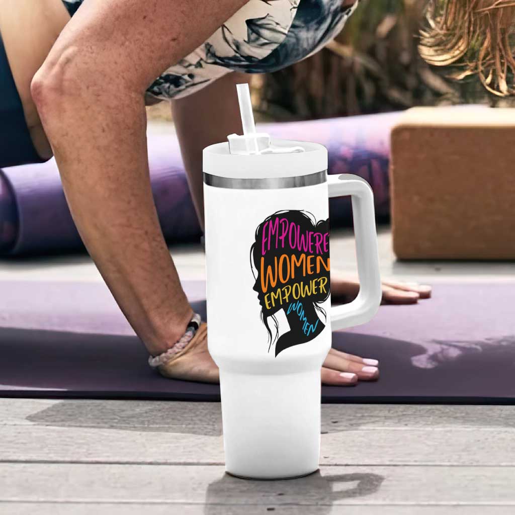 Empowered Women Empower Women Tumbler With Handle