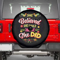 She Believed She Could So She Did Spare Tire Cover