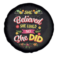 She Believed She Could So She Did Spare Tire Cover