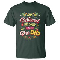 She Believed She Could So She Did T Shirt