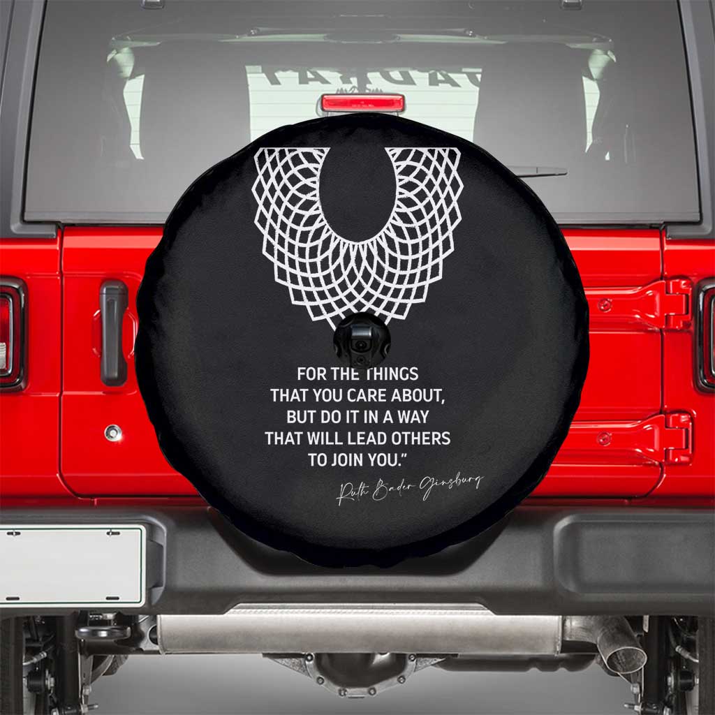 RGB Inspirational Quotes Spare Tire Cover Fight For The Things You Care About
