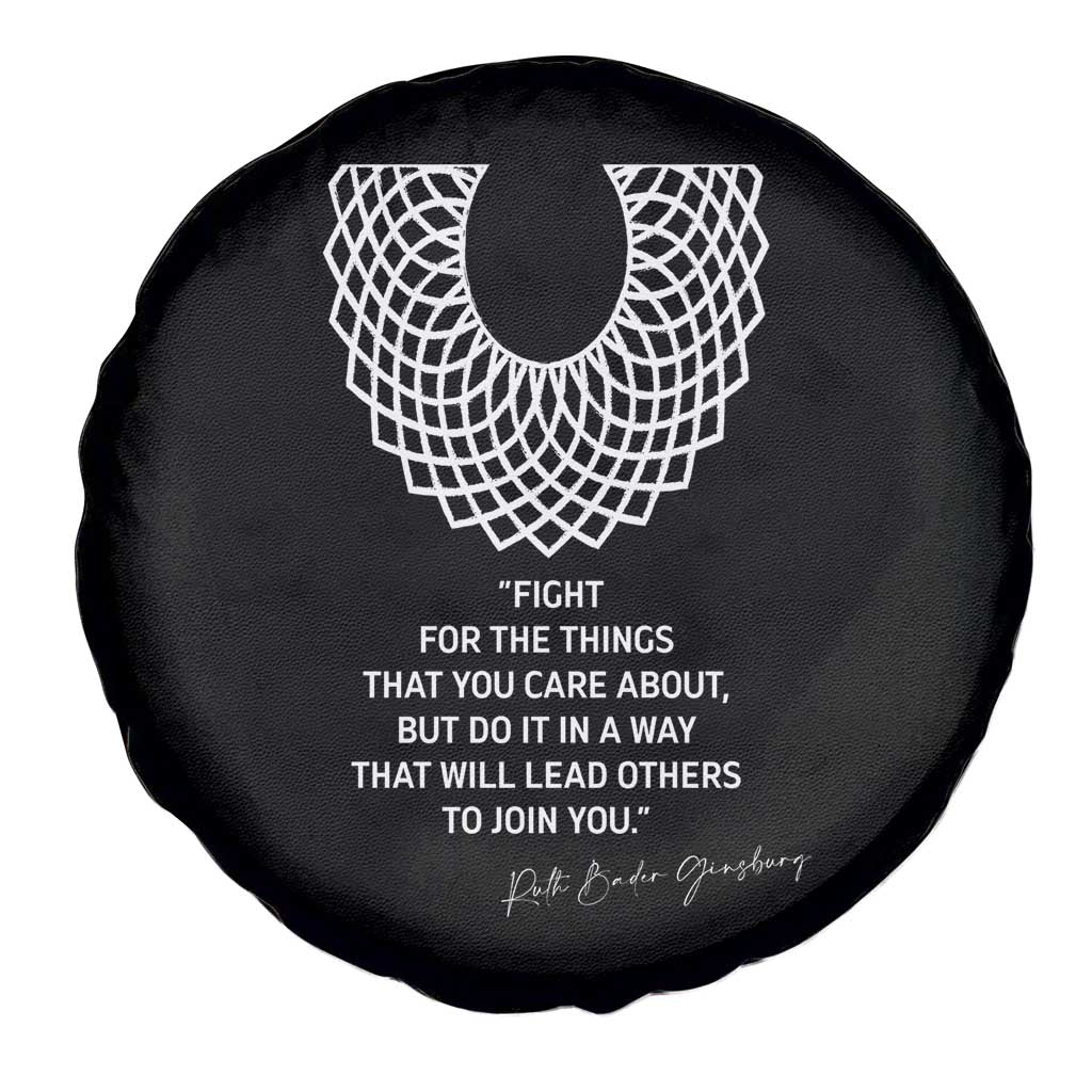 RGB Inspirational Quotes Spare Tire Cover Fight For The Things You Care About
