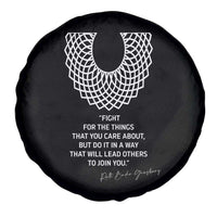 RGB Inspirational Quotes Spare Tire Cover Fight For The Things You Care About