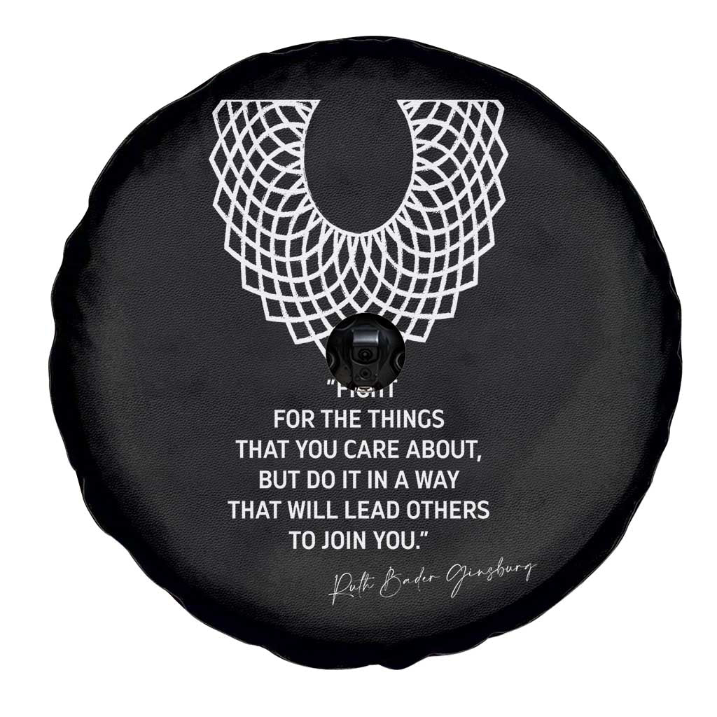 RGB Inspirational Quotes Spare Tire Cover Fight For The Things You Care About