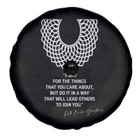 RGB Inspirational Quotes Spare Tire Cover Fight For The Things You Care About