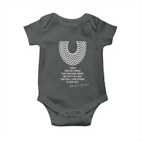 RGB Inspirational Quotes Baby Onesie Fight For The Things You Care About