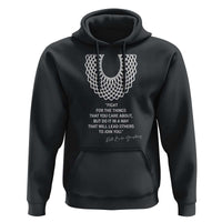 RGB Inspirational Quotes Hoodie Fight For The Things You Care About