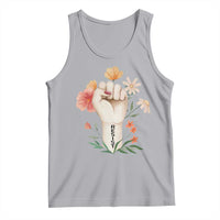 Empowered Women Tank Top Resist Raised Fist Retro Boho