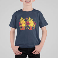 Funny Cinco De Mayo T Shirt For Kid Taco Griddy Dance Cinco de Mayo Dancing Tacos Sombrero - Wonder Print Shop