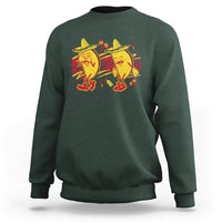 Funny Cinco De Mayo Sweatshirt Taco Griddy Dance Cinco de Mayo Dancing Tacos Sombrero - Wonder Print Shop