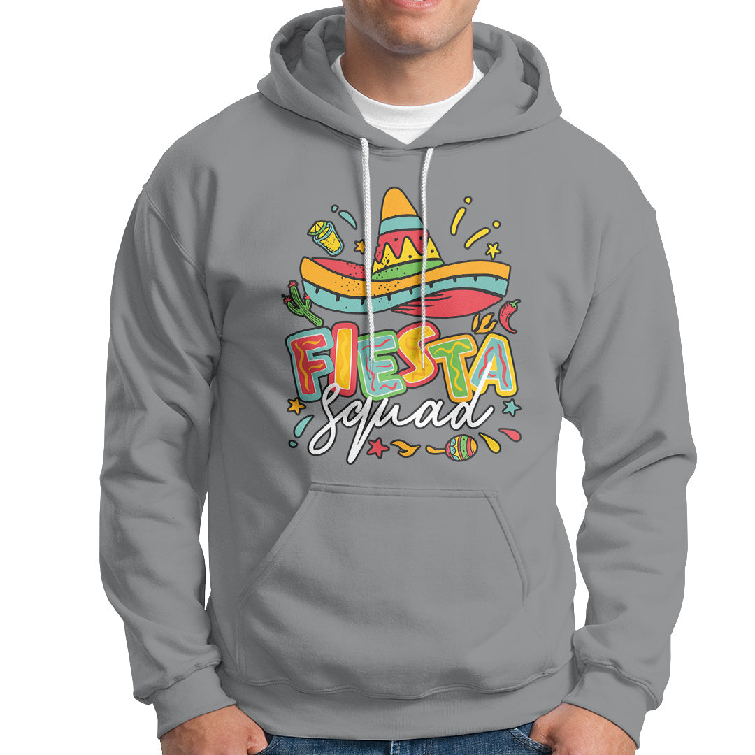 Funny Cinco De Mayo Hoodie Cinco De Mayo Fiesta Squad Mexican Party Cinco De Mayo Party - Wonder Print Shop
