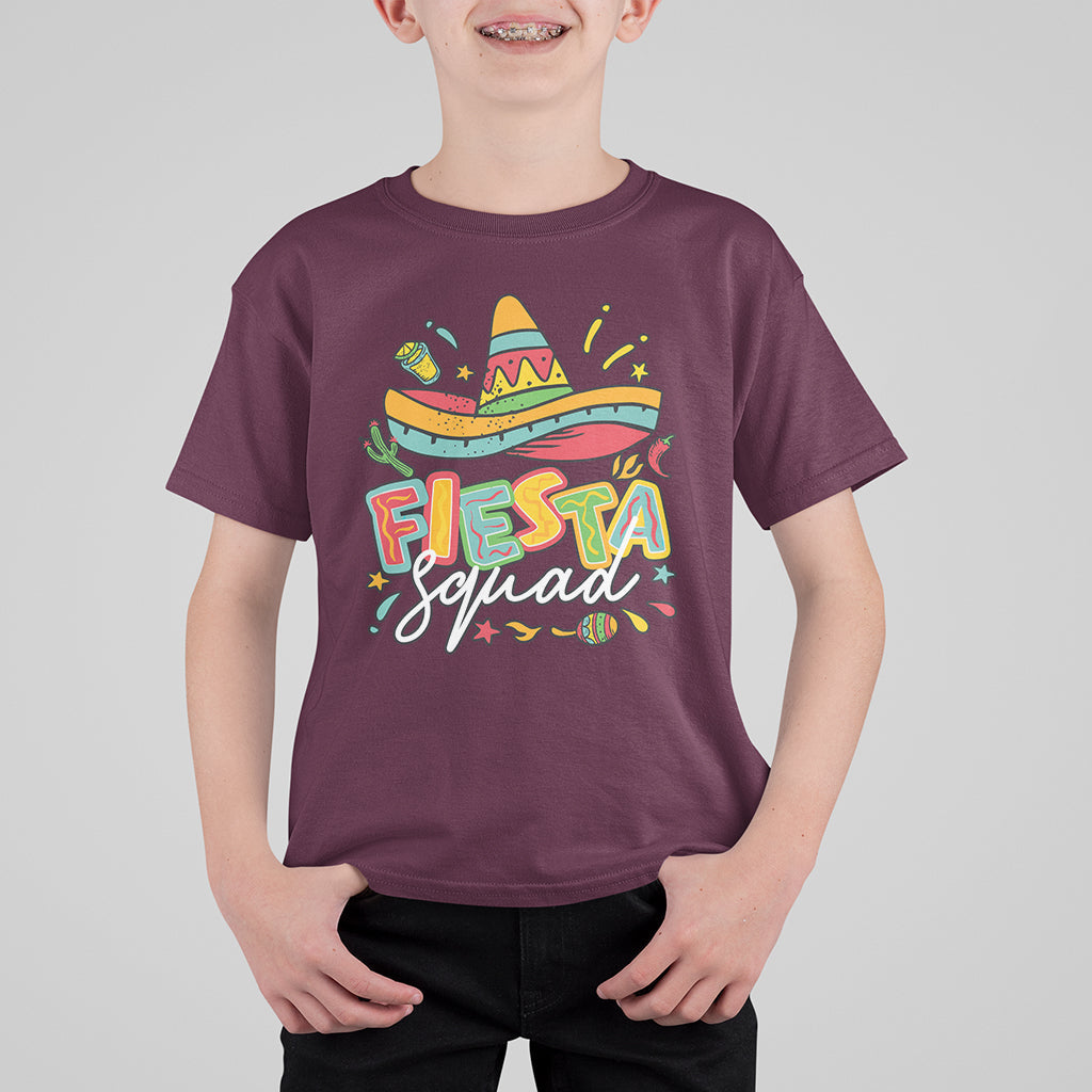 Funny Cinco De Mayo T Shirt For Kid Cinco De Mayo Fiesta Squad Mexican Party Cinco De Mayo Party - Wonder Print Shop