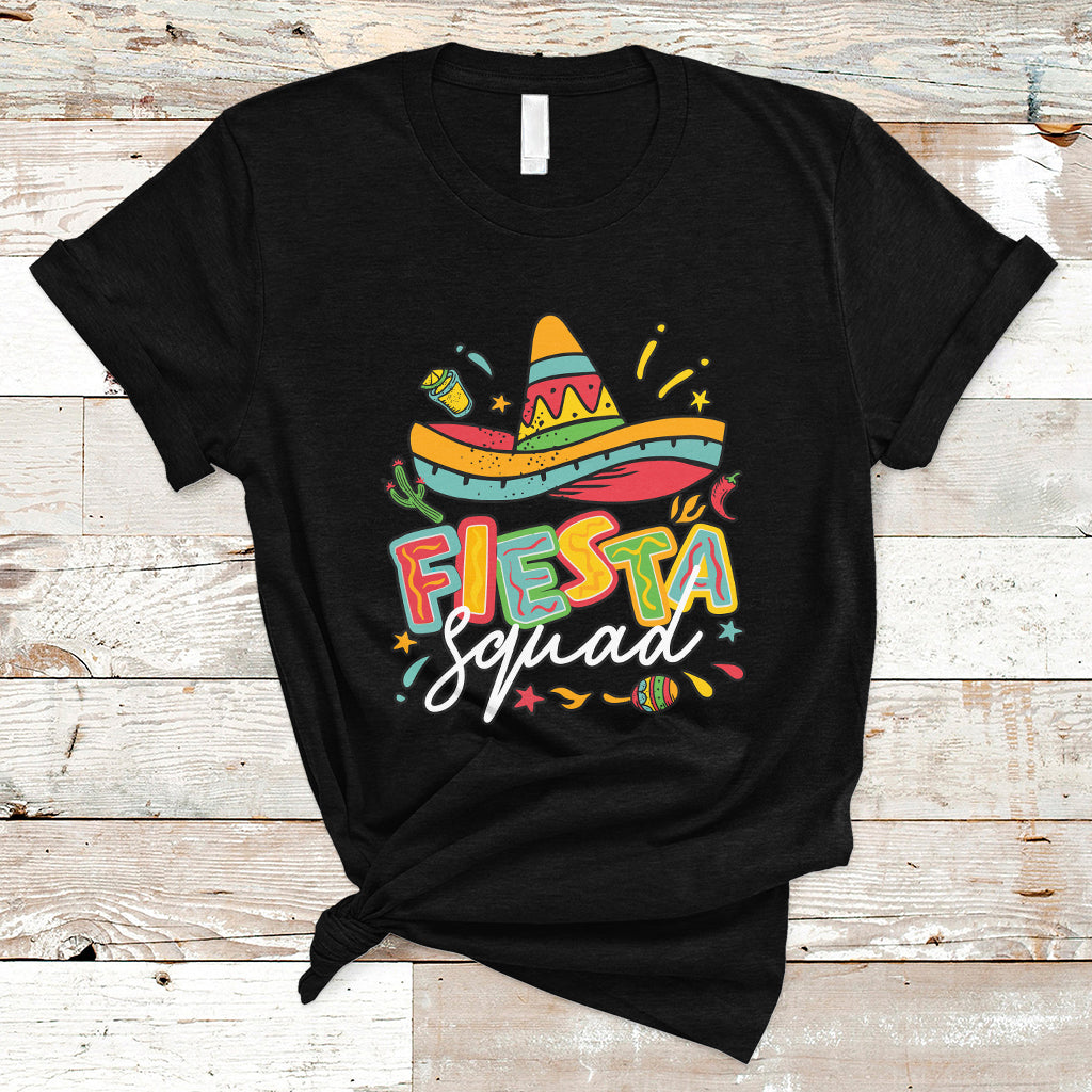 Funny Cinco De Mayo T Shirt Cinco De Mayo Fiesta Squad Mexican Party Cinco De Mayo Party - Wonder Print Shop