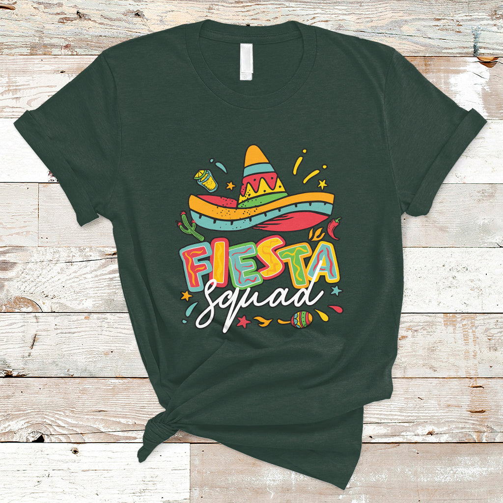 Funny Cinco De Mayo T Shirt Cinco De Mayo Fiesta Squad Mexican Party Cinco De Mayo Party - Wonder Print Shop