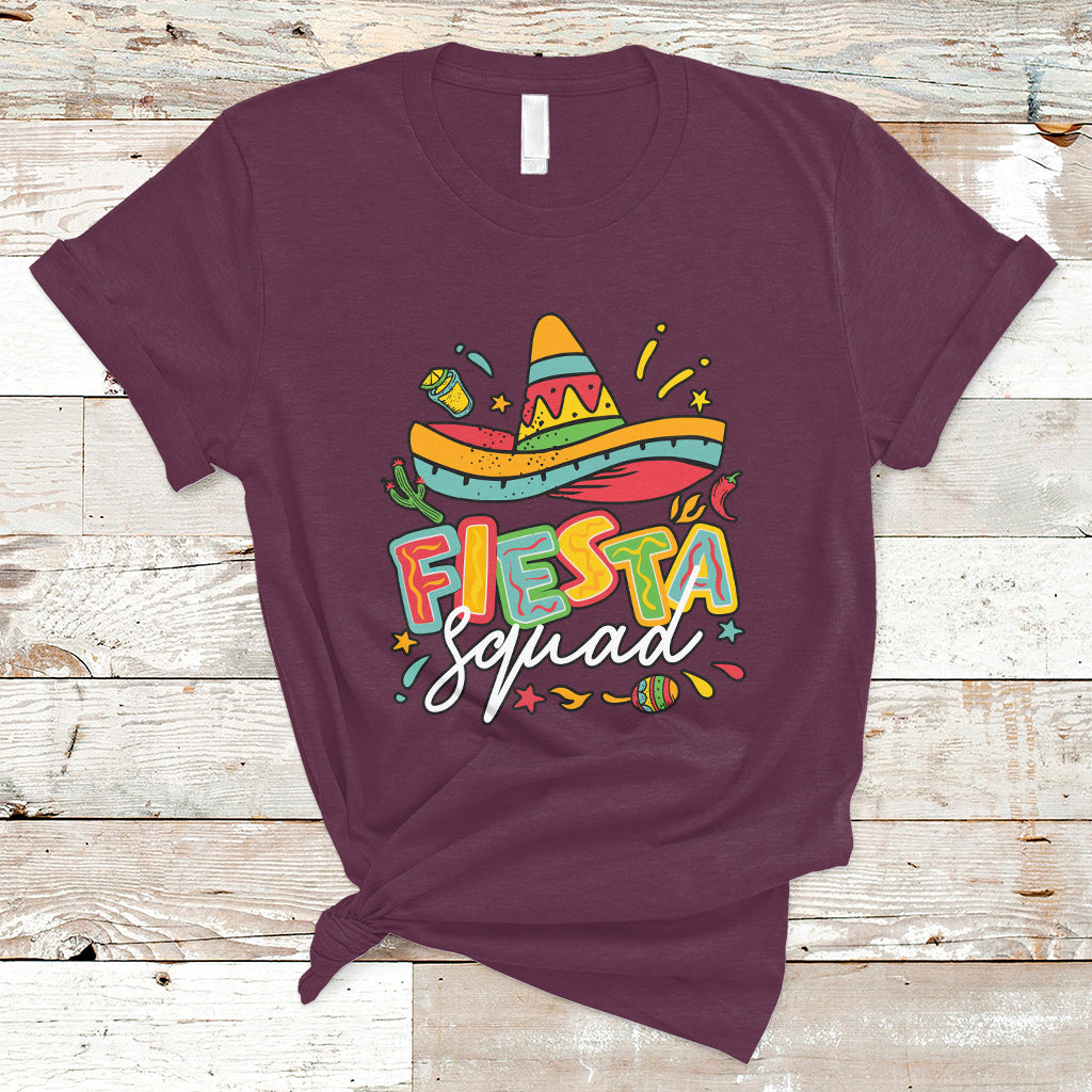 Funny Cinco De Mayo T Shirt Cinco De Mayo Fiesta Squad Mexican Party Cinco De Mayo Party - Wonder Print Shop