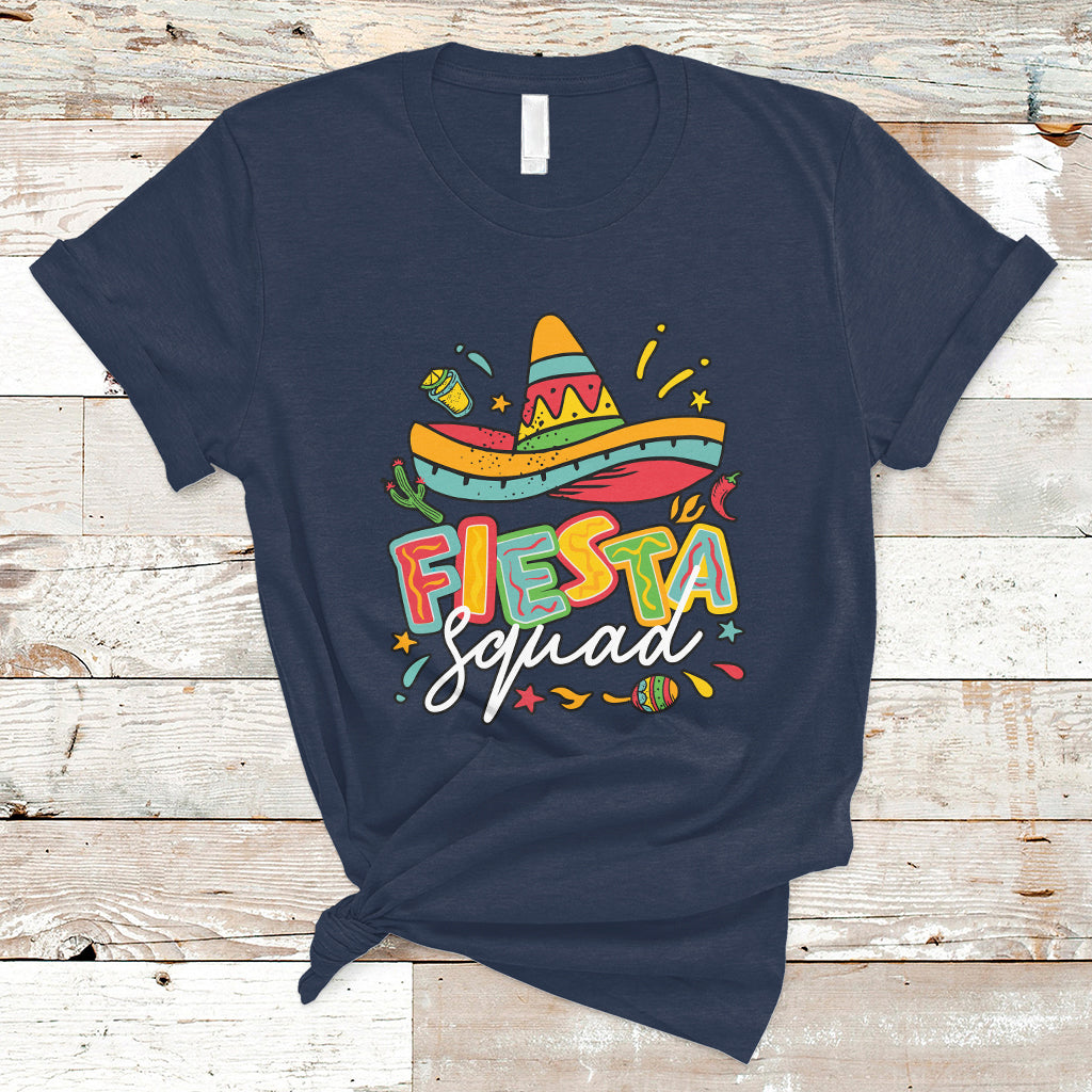 Funny Cinco De Mayo T Shirt Cinco De Mayo Fiesta Squad Mexican Party Cinco De Mayo Party - Wonder Print Shop