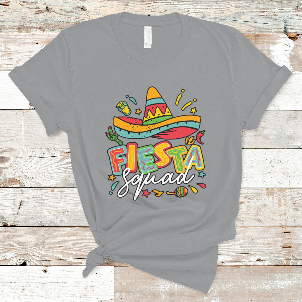 Funny Cinco De Mayo T Shirt Cinco De Mayo Fiesta Squad Mexican Party Cinco De Mayo Party - Wonder Print Shop
