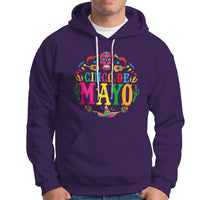 Funny Cinco De Mayo Hoodie Cinco De Mayo Mexican Fiesta 5 De Mayo Mexican Sugar Skull - Wonder Print Shop