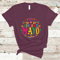 Funny Cinco De Mayo T Shirt Cinco De Mayo Mexican Fiesta 5 De Mayo Mexican Sugar Skull - Wonder Print Shop
