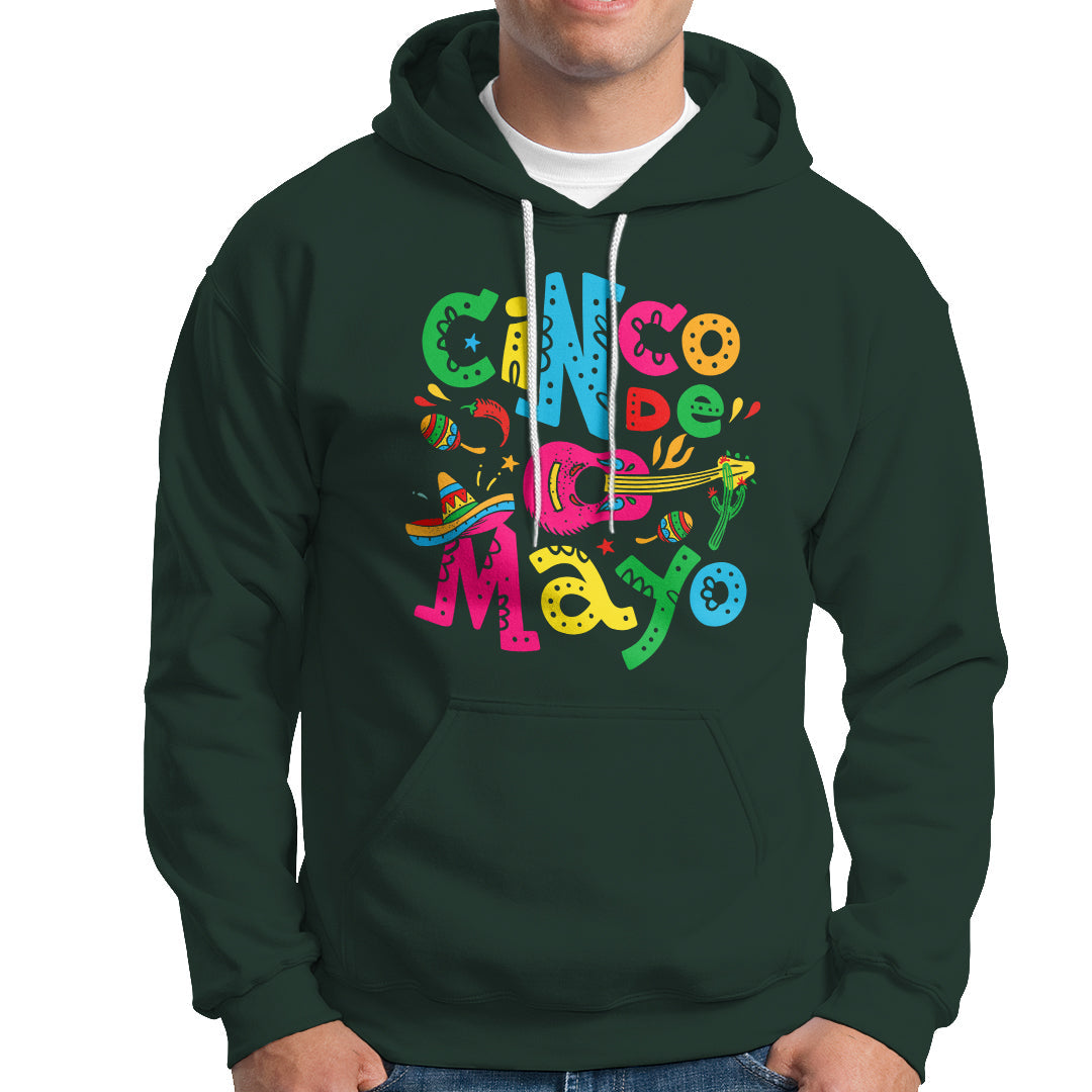 Funny Cinco De Mayo Hoodie Cinco De Mayo Mexican Fiesta 5 De Mayo Latina Mexican Party - Wonder Print Shop