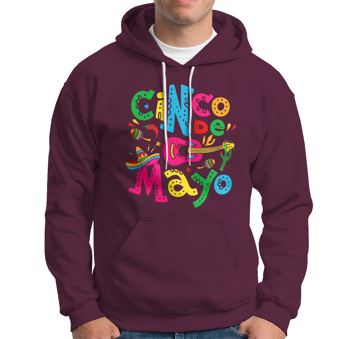 Funny Cinco De Mayo Hoodie Cinco De Mayo Mexican Fiesta 5 De Mayo Latina Mexican Party - Wonder Print Shop