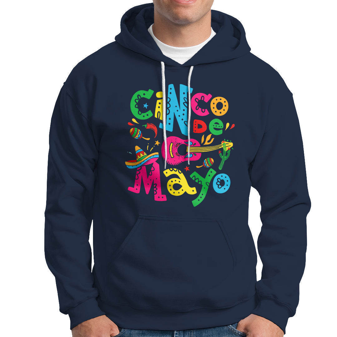 Funny Cinco De Mayo Hoodie Cinco De Mayo Mexican Fiesta 5 De Mayo Latina Mexican Party - Wonder Print Shop