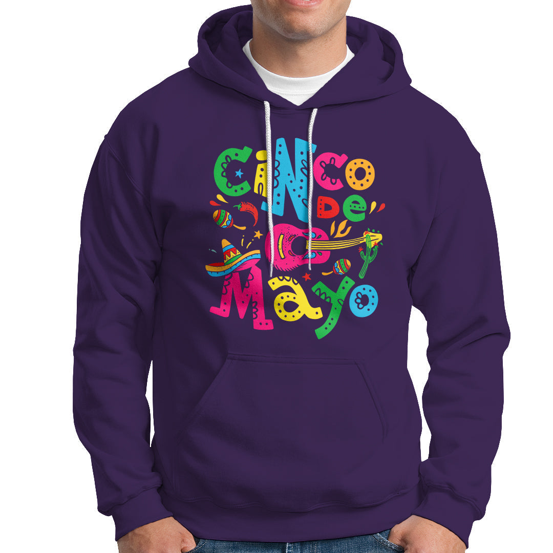 Funny Cinco De Mayo Hoodie Cinco De Mayo Mexican Fiesta 5 De Mayo Latina Mexican Party - Wonder Print Shop