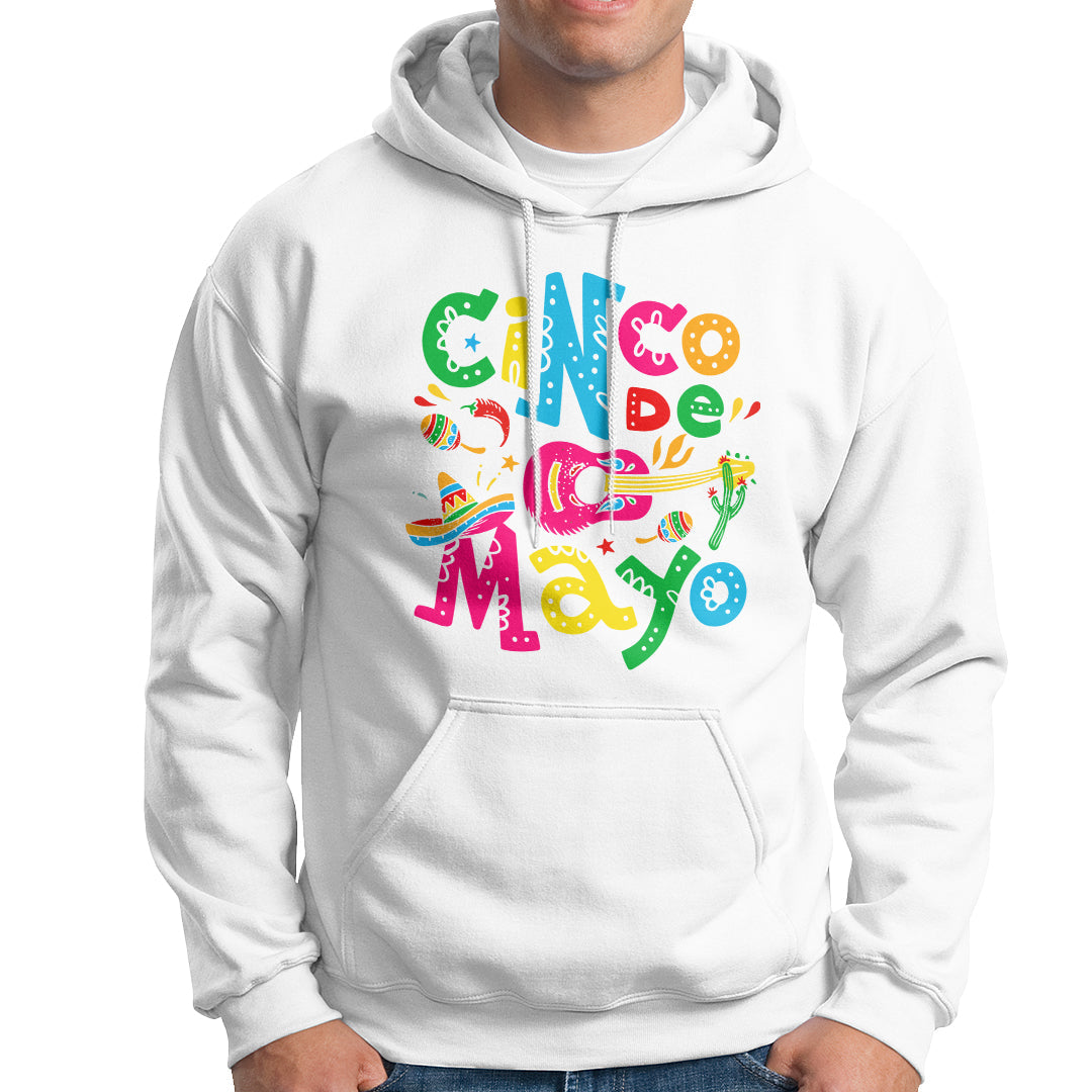 Funny Cinco De Mayo Hoodie Cinco De Mayo Mexican Fiesta 5 De Mayo Latina Mexican Party - Wonder Print Shop