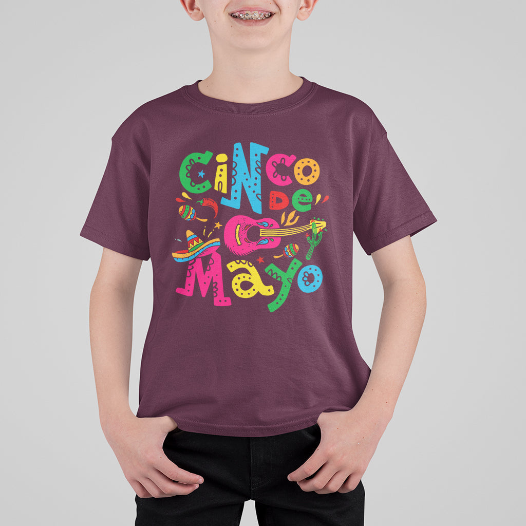 Funny Cinco De Mayo T Shirt For Kid Cinco De Mayo Mexican Fiesta 5 De Mayo Latina Mexican Party - Wonder Print Shop