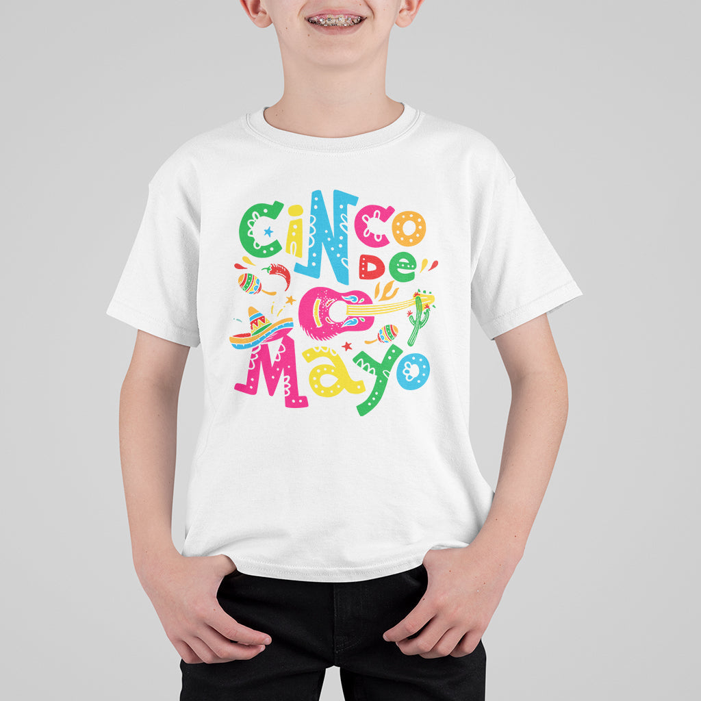 Funny Cinco De Mayo T Shirt For Kid Cinco De Mayo Mexican Fiesta 5 De Mayo Latina Mexican Party - Wonder Print Shop