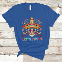 Funny Cinco De Mayo T Shirt Cinco De Mayo Let's Fiesta Mexican Sugar Skull Mexican Party - Wonder Print Shop