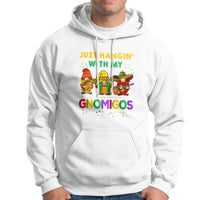Funny Cinco De Mayo Hoodie Just Hanging With My Gnomigos Cinco De Mayo Gnomes - Wonder Print Shop