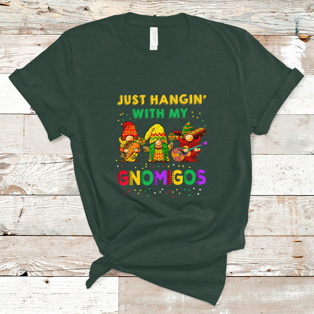 Funny Cinco De Mayo T Shirt Just Hanging With My Gnomigos Cinco De Mayo Gnomes - Wonder Print Shop