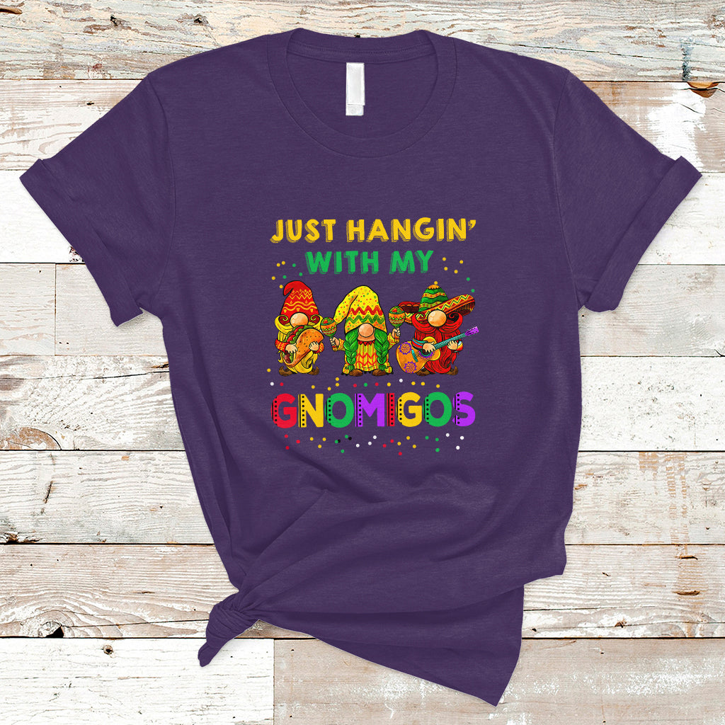 Funny Cinco De Mayo T Shirt Just Hanging With My Gnomigos Cinco De Mayo Gnomes - Wonder Print Shop