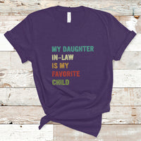 Daughter In Law T Shirt My Daughter In Law Is My Favorite Child Funny Family Humor - Wonder Print Shop