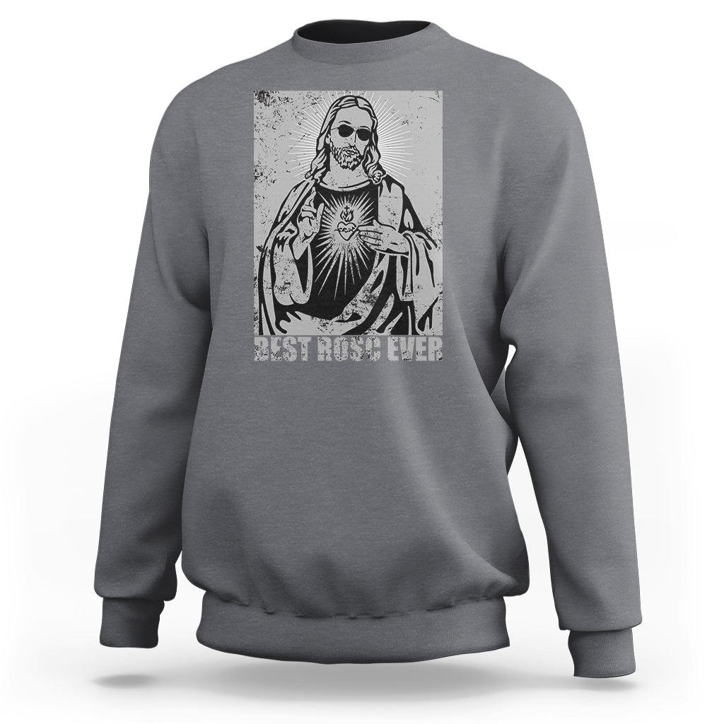 Funny Jesus Sweatshirt Funny Jesus Best ROSC Ever CPR Nurse Nursing Doctor Surgeon - Wonder Print Shop