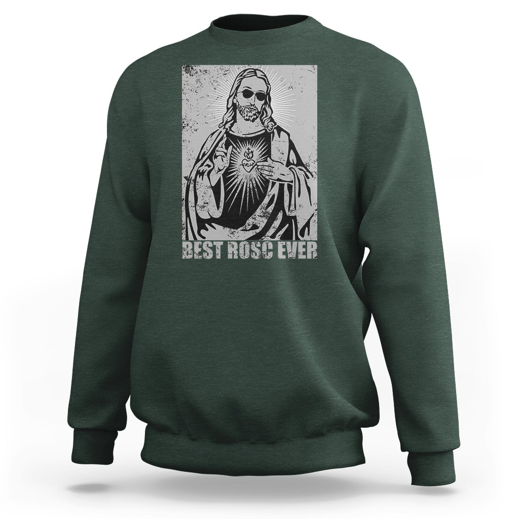 Funny Jesus Sweatshirt Funny Jesus Best ROSC Ever CPR Nurse Nursing Doctor Surgeon - Wonder Print Shop