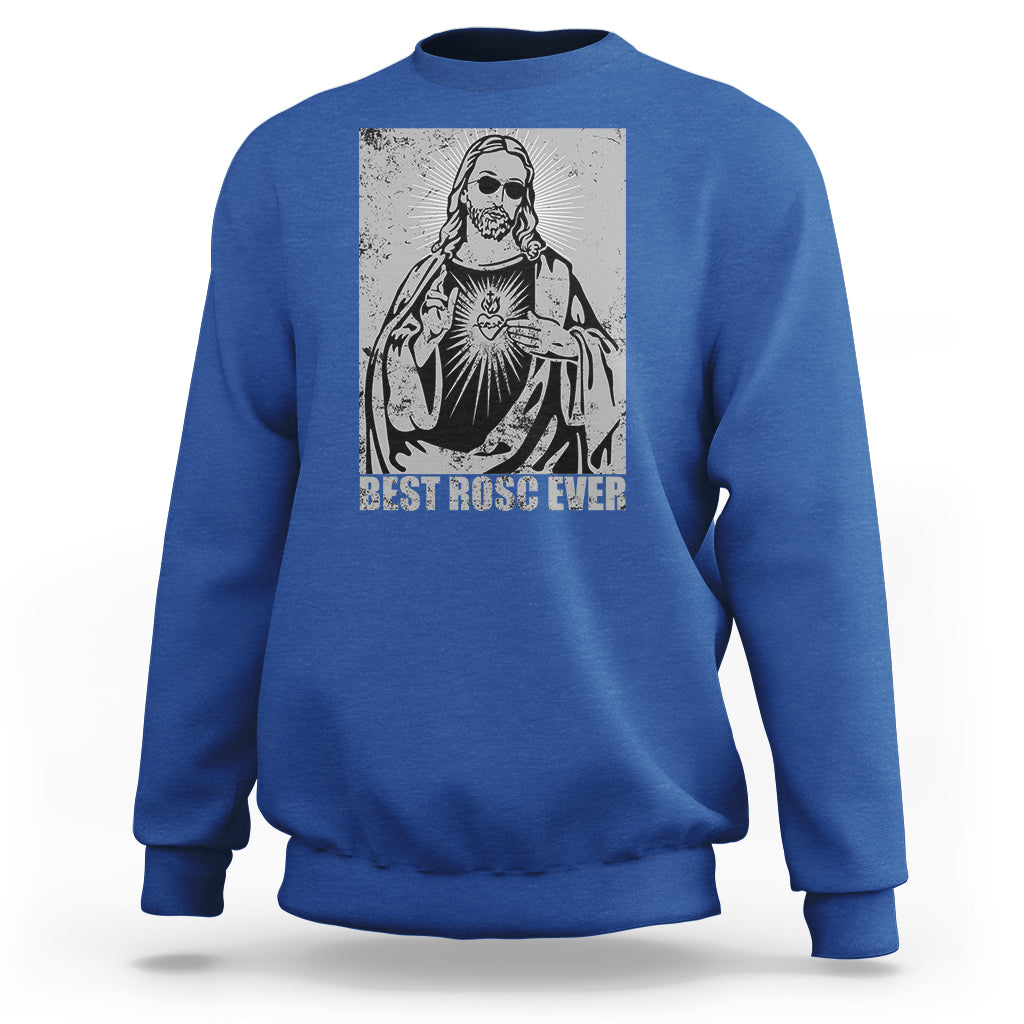 Funny Jesus Sweatshirt Funny Jesus Best ROSC Ever CPR Nurse Nursing Doctor Surgeon - Wonder Print Shop