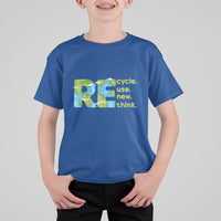 Earth Day T Shirt For Kid Recycle Reuse Renew Rethink Outfit For Earth Day 2023 - Wonder Print Shop