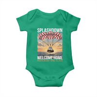 2026 Lunar Mission Splashdown Welcome Home Baby Onesie Pacific Ocean April 10 Vintage Capsule Recovery Graphic