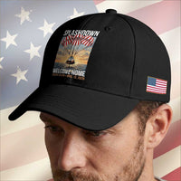2026 Lunar Mission Splashdown Welcome Home Baseball Cap Pacific Ocean April 10 Vintage Capsule Recovery Graphic