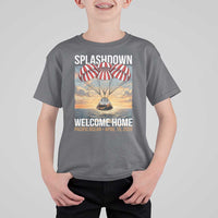2026 Lunar Mission Splashdown Welcome Home T Shirt For Kid Pacific Ocean April 10 Vintage Capsule Recovery Graphic