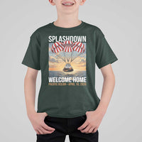 2026 Lunar Mission Splashdown Welcome Home T Shirt For Kid Pacific Ocean April 10 Vintage Capsule Recovery Graphic