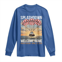 2026 Lunar Mission Splashdown Welcome Home Long Sleeve Shirt Pacific Ocean April 10 Vintage Capsule Recovery Graphic