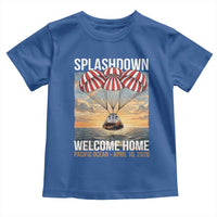 2026 Lunar Mission Splashdown Welcome Home Toddler T Shirt Pacific Ocean April 10 Vintage Capsule Recovery Graphic
