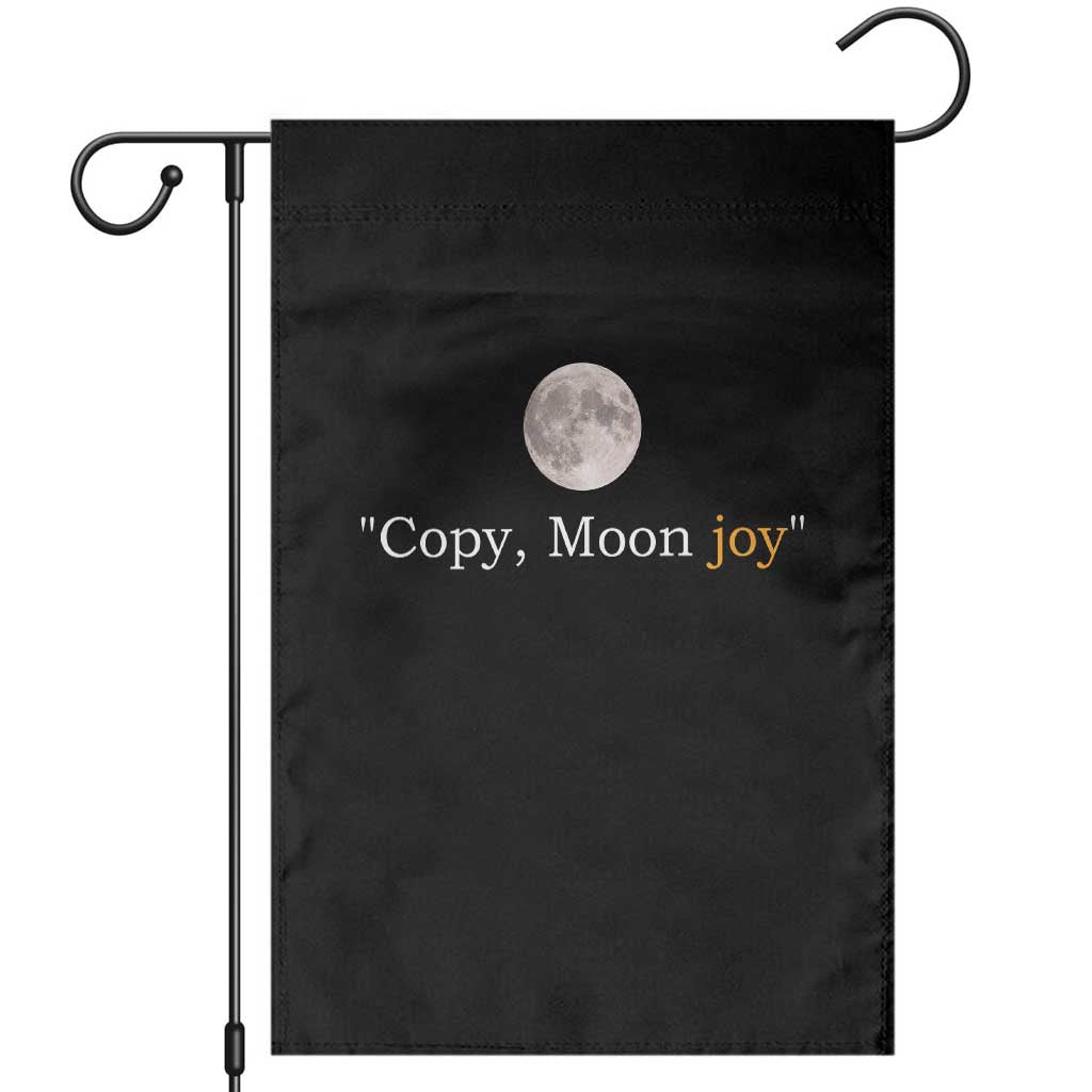 Copy Moon Joy Space Minimalist Garden Flag 2026 Lunar Mission Success
