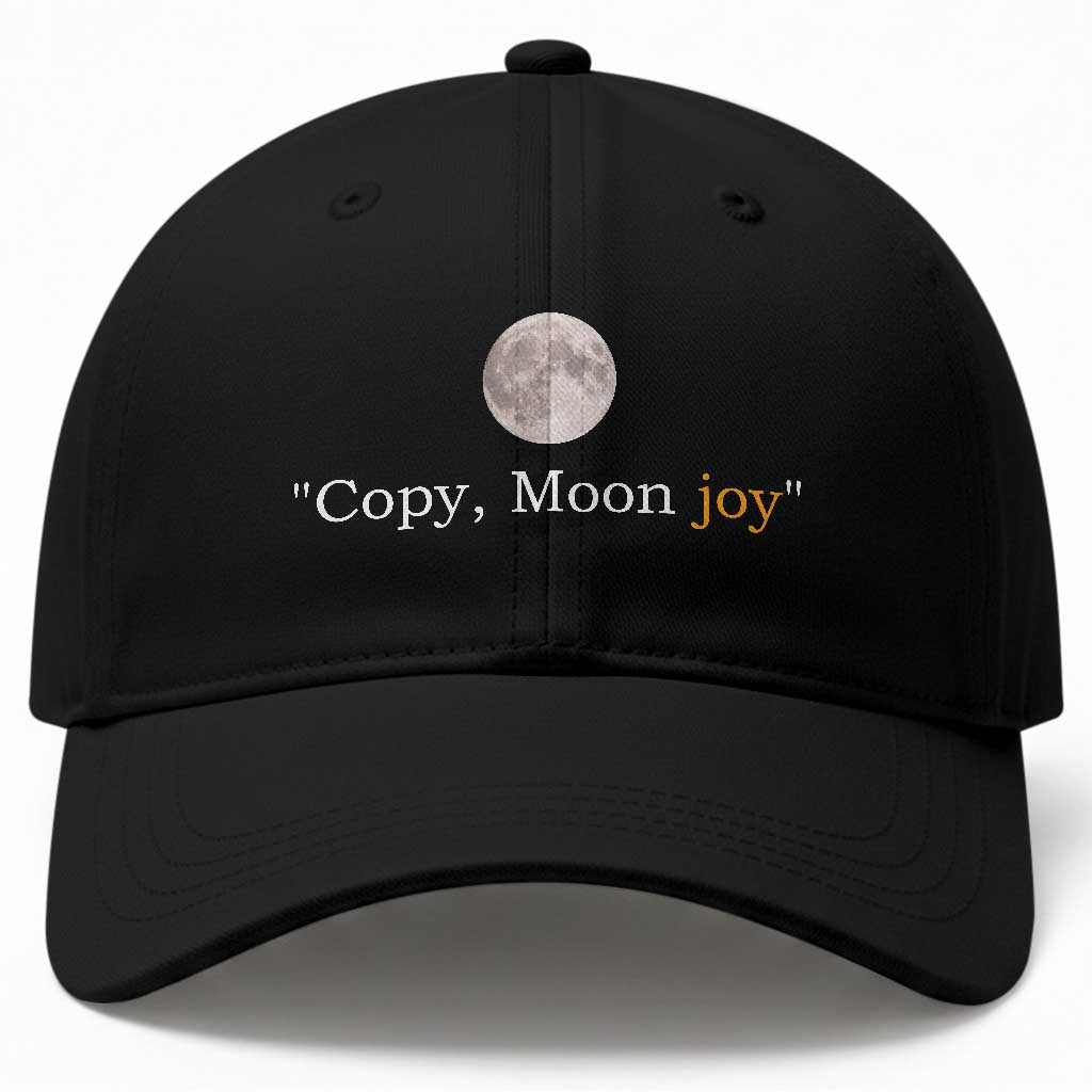 Copy Moon Joy Space Minimalist Baseball Cap 2026 Lunar Mission Success