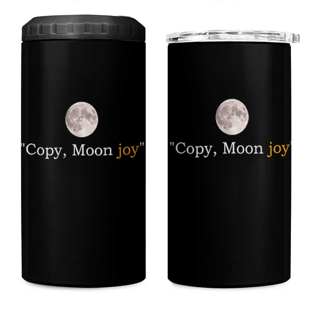 Copy Moon Joy Space Minimalist 4 in 1 Can Cooler Tumbler 2026 Lunar Mission Success