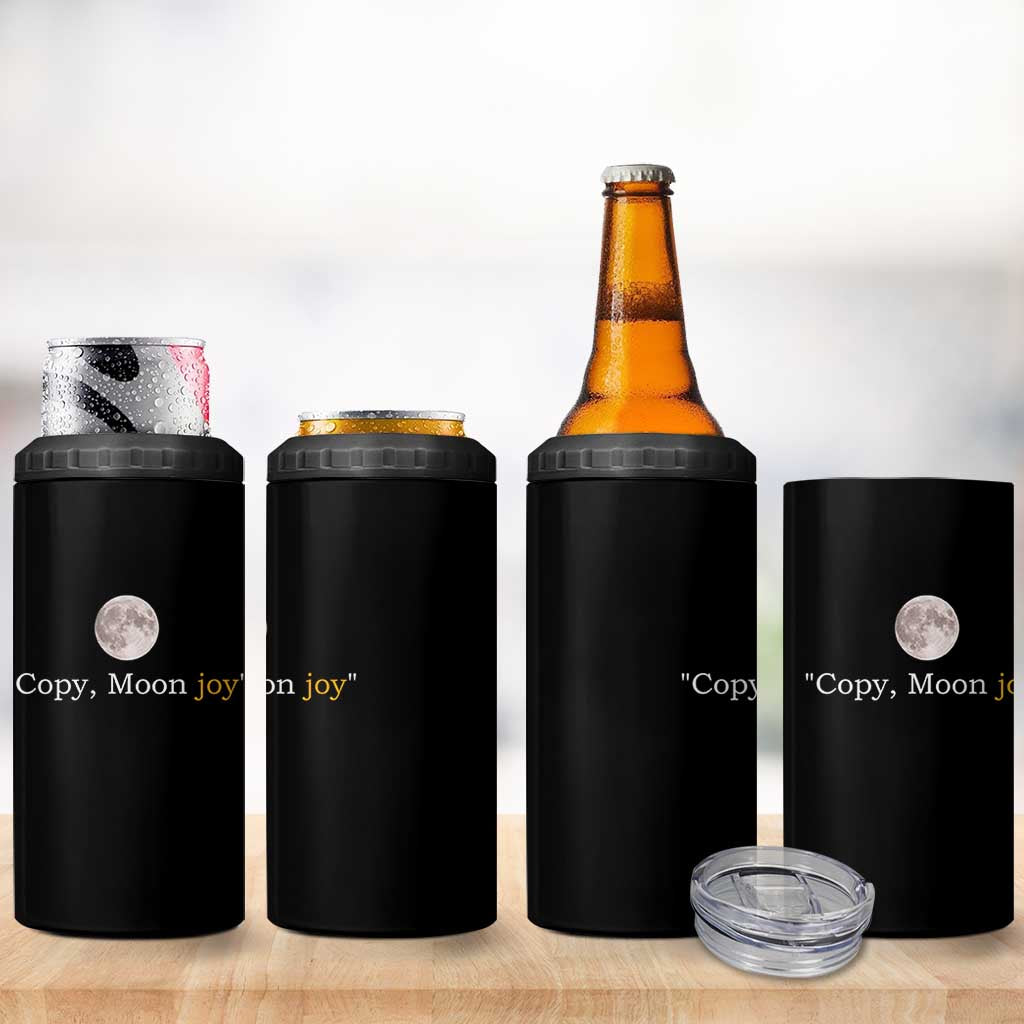 Copy Moon Joy Space Minimalist 4 in 1 Can Cooler Tumbler 2026 Lunar Mission Success